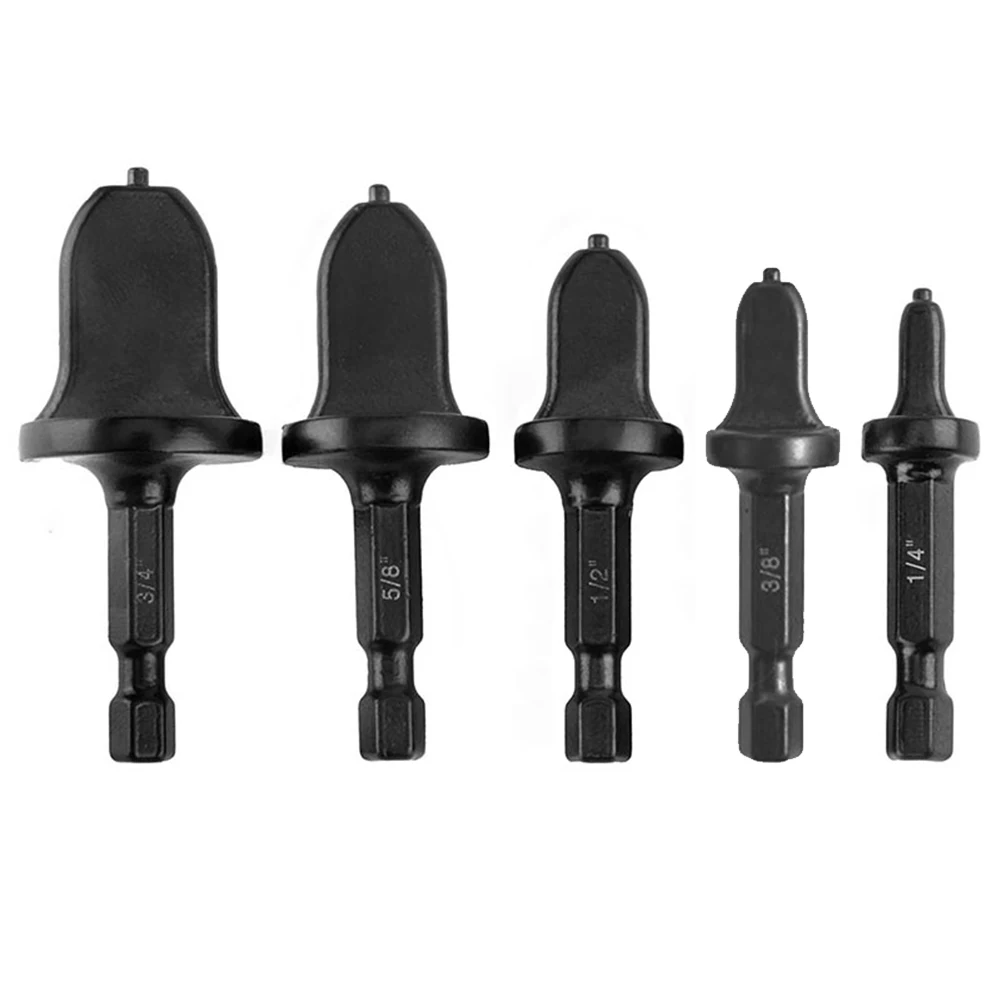 Easy to use Air Conditioning Copper Pipe Drill Bit Flaring Set Swaging Tool for 5 Different Sizes and Perfect Connections