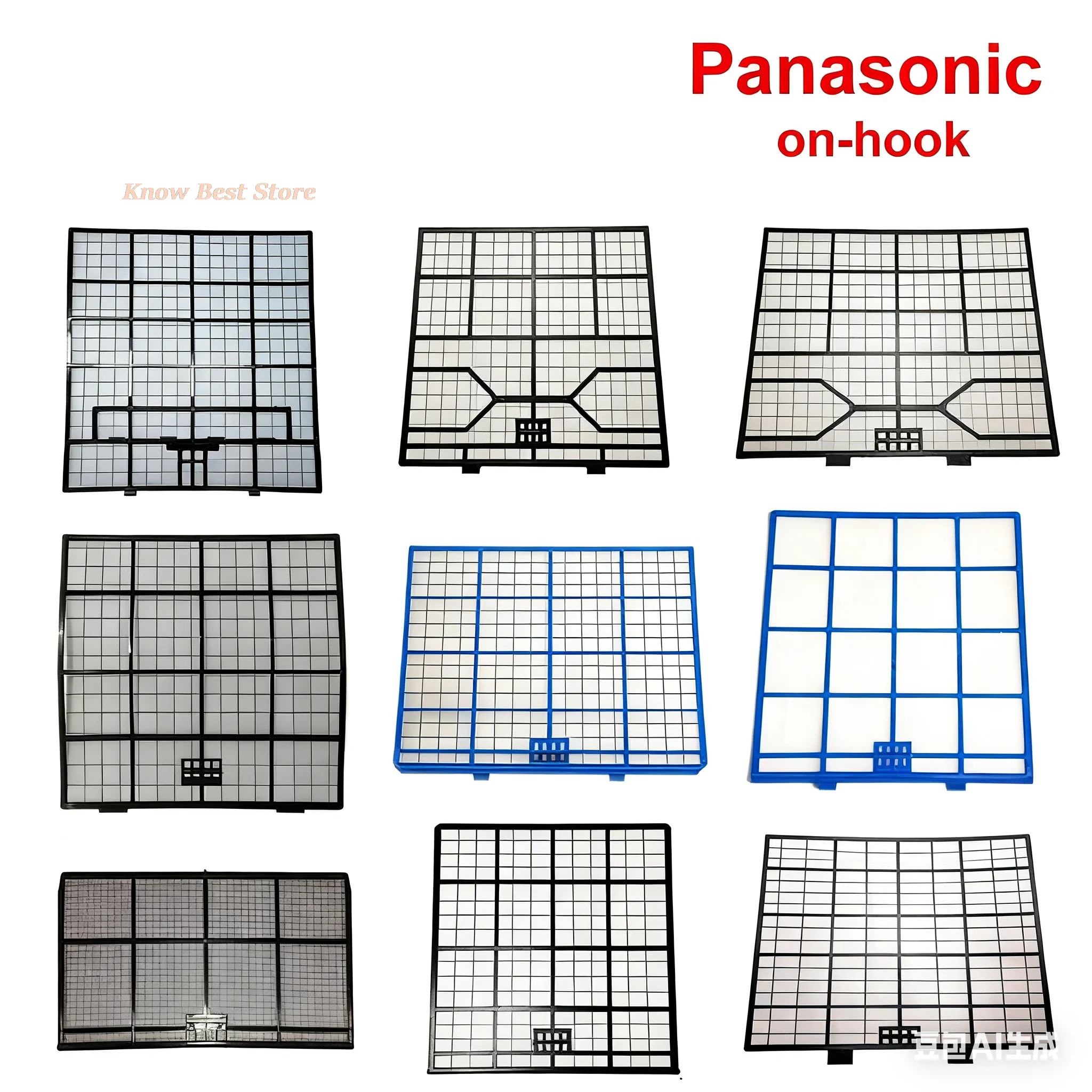 Customized Air Conditioner filter For Panasonic on-hook Various models (1p/1.5p/2P) Old machine custom Home Appliance Parts