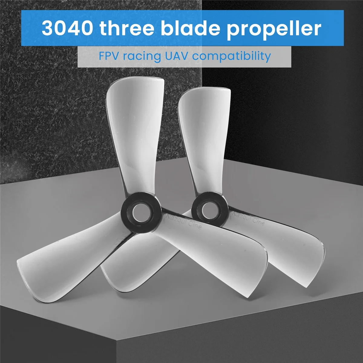 2 пары для Nazgul Cine 3040 3-лопастные пропеллеры для Banshee / Bumblebee Cinewhoop FPV гоночного дрона RC запчасти