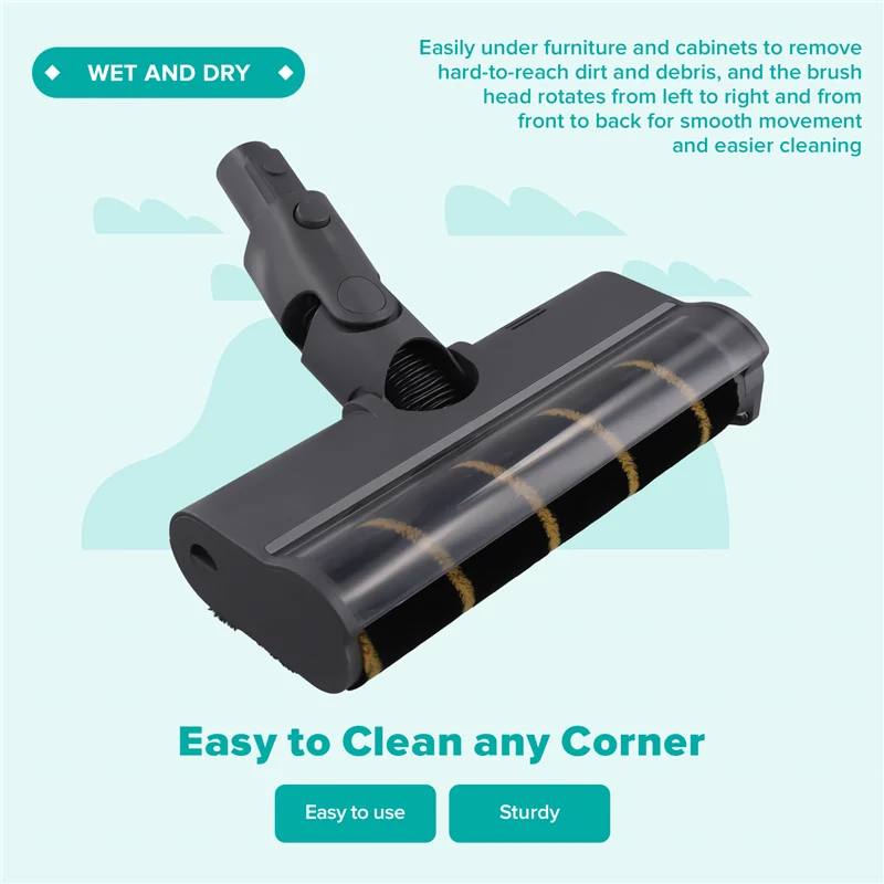 

AT28-Versatile Green LED Roller Brush Accessory For Dreame V12S, V11, V12, T20, V16 Vacuum