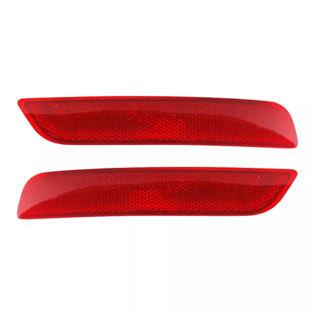 1Pair Car Rear Bumper Reflector Light Trim 63147847591 63147847592 for BMW X5 F15 2012-2016 Side Warning Lamp Plate