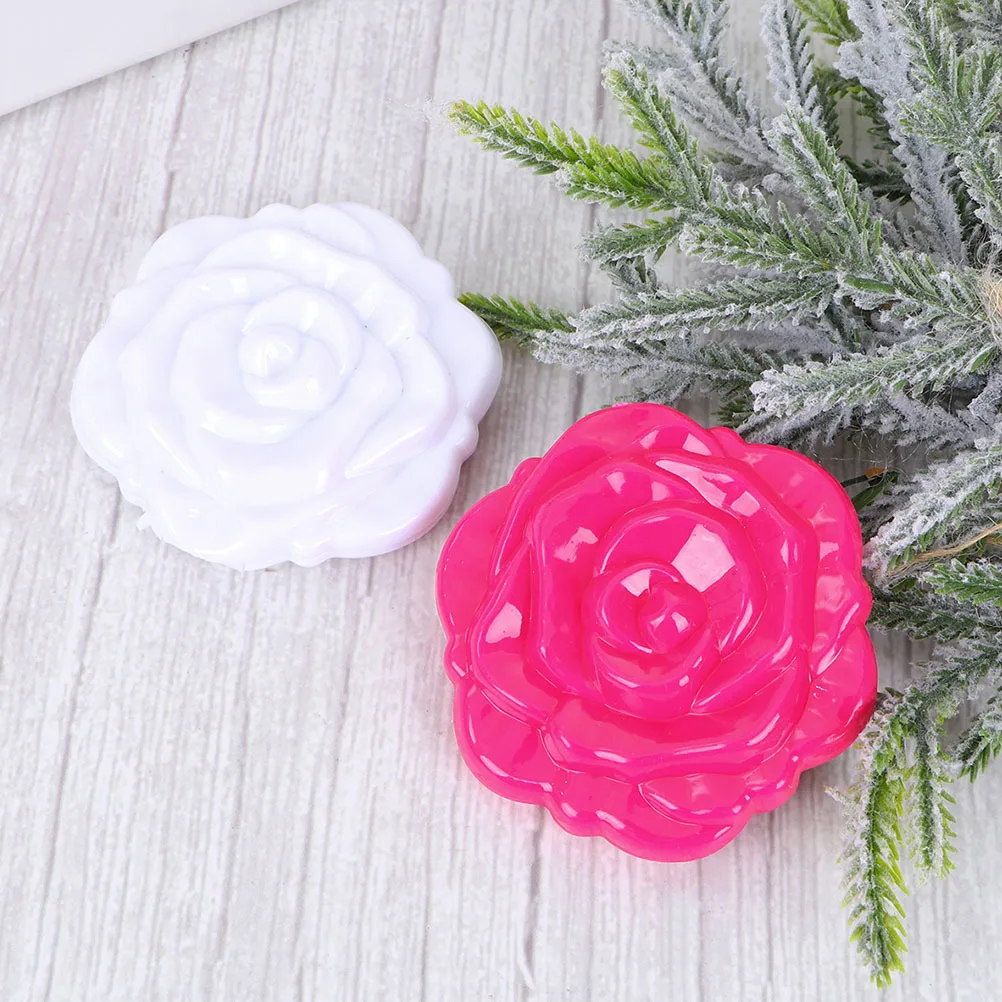 12 stuks draagbare dubbelzijdige make-upspiegels compacte opvouwbare lichtgewicht reiszakspiegel zakspiegel make-up tool