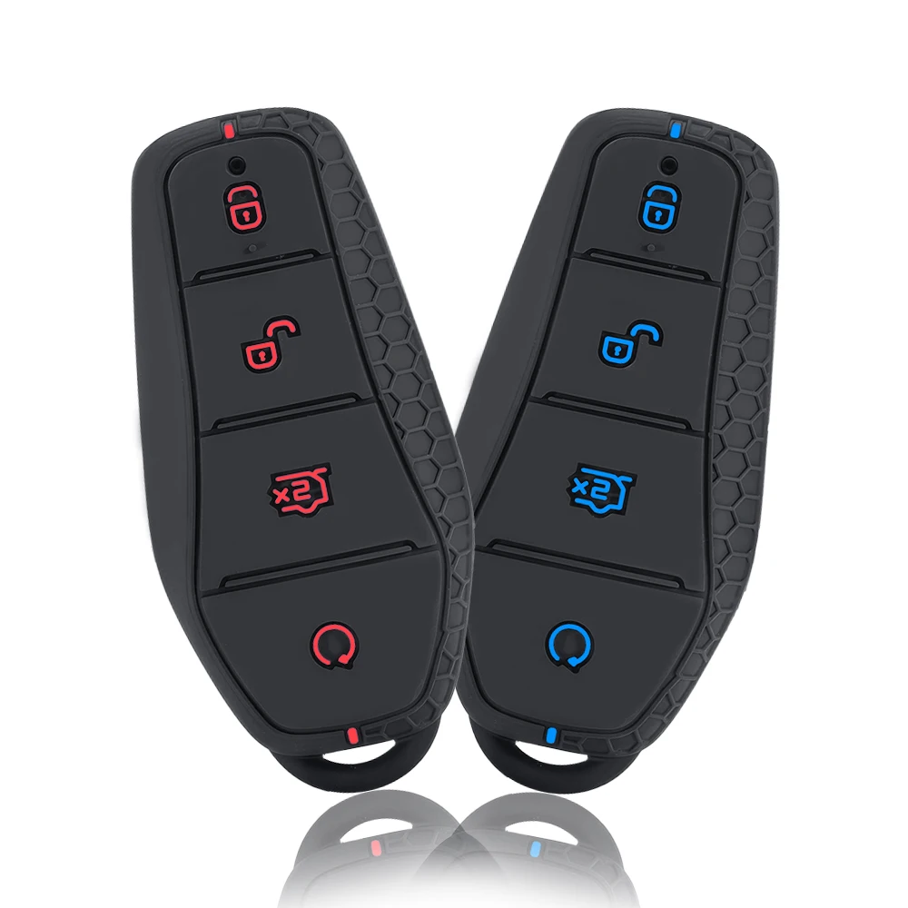 New Fashion Silicone Holder Key Case For BYD Atto 3 Han EV Dolphin Song PRO Max Tang DM Yuan Dolphin E2 Qin PLUS Car Key Cover