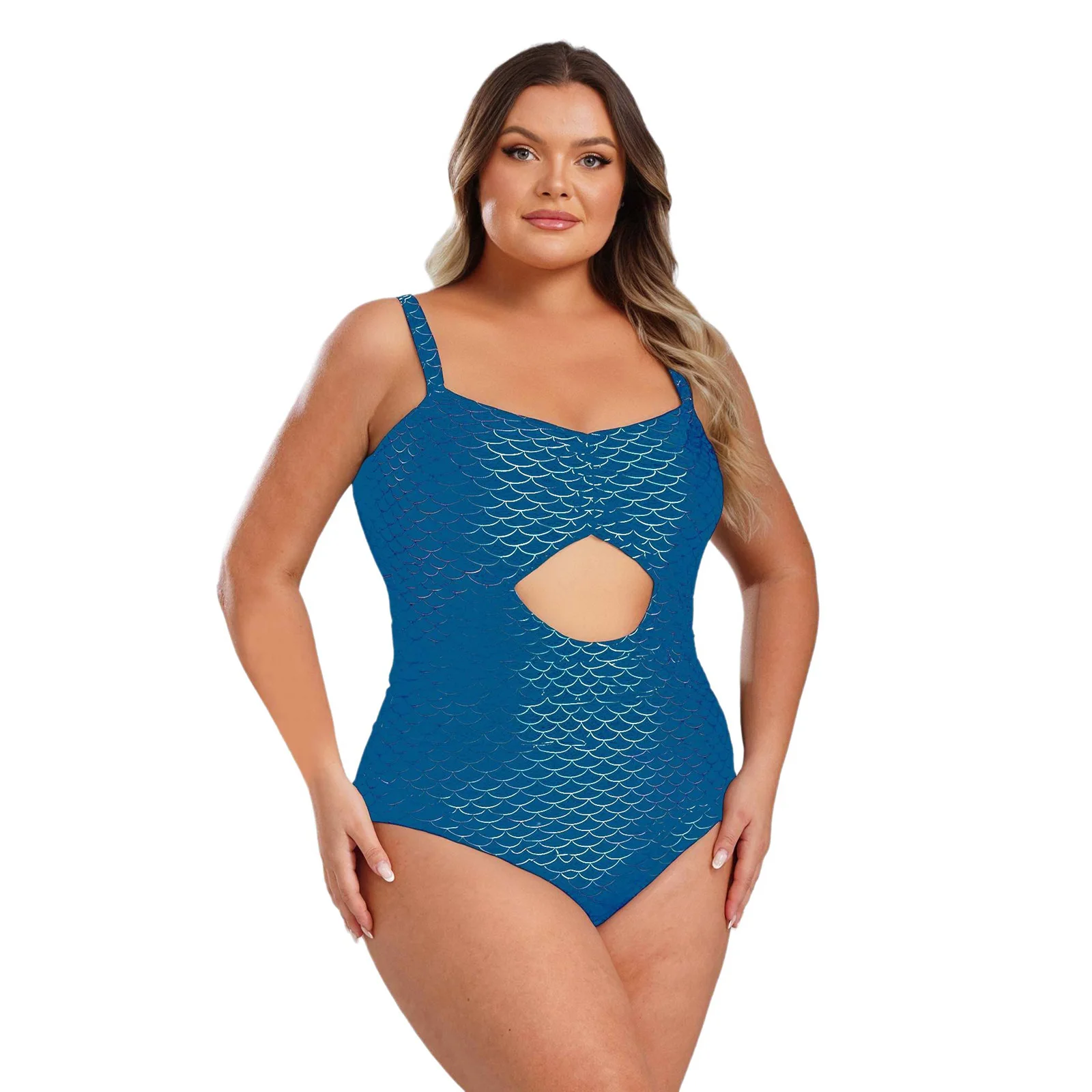 

Women One Piece Beachwear Swimsuit Diving Suits Shiny High Cut Tummy Control Mermaid Swimwear Summer Beachwear Bathing Suit