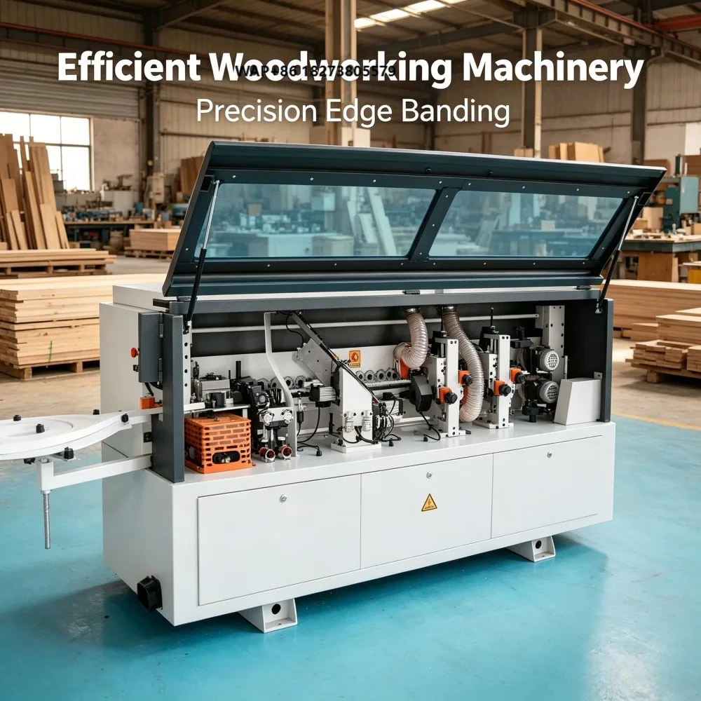 Compact Fully Automatic Edge Bander for Small Woodworking Shop and Custom Cabinet Studio