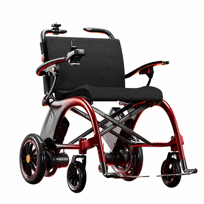 Ultra-Light Carbon Fiber Lithium Battery Electric , Foldable Advanced Disabled Scooter for Mobility Assistance
