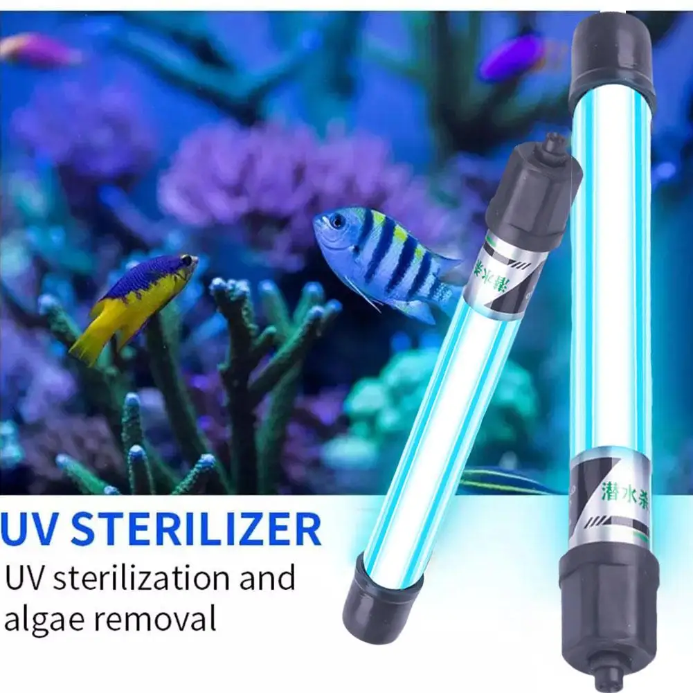 Fish Tank UV Germicidal Lamp Water Purification Algae Water Substances Controls In Harmful Removal Wear-resistant, Waterpro O4X4