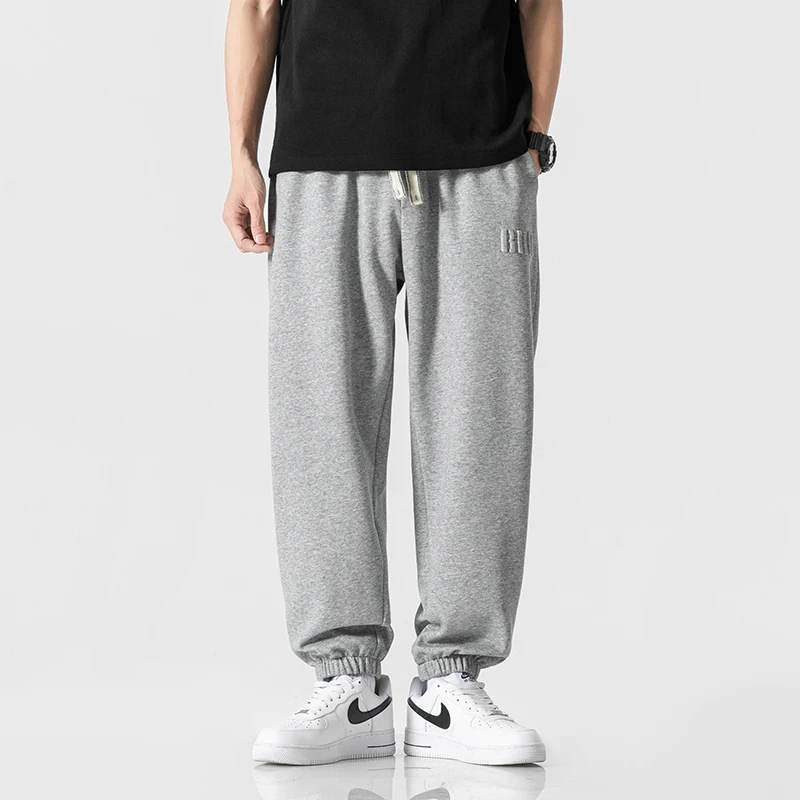 2025 Spring Autumn Man Plus Size 6XL 7XL 8XL Fashion Casual Jogger Harem Pants Hip Hop new elastic waist Male