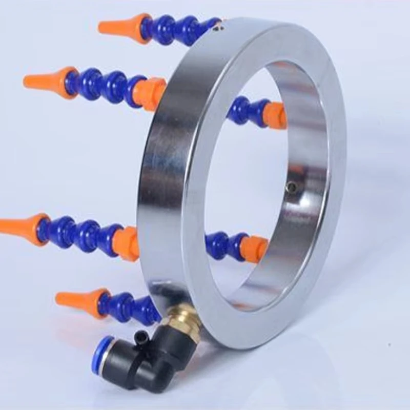 Universal CNC Engraving Water Cooling Spray Ring 6 Nozzle 100mm Spindle Cooler Router Stone