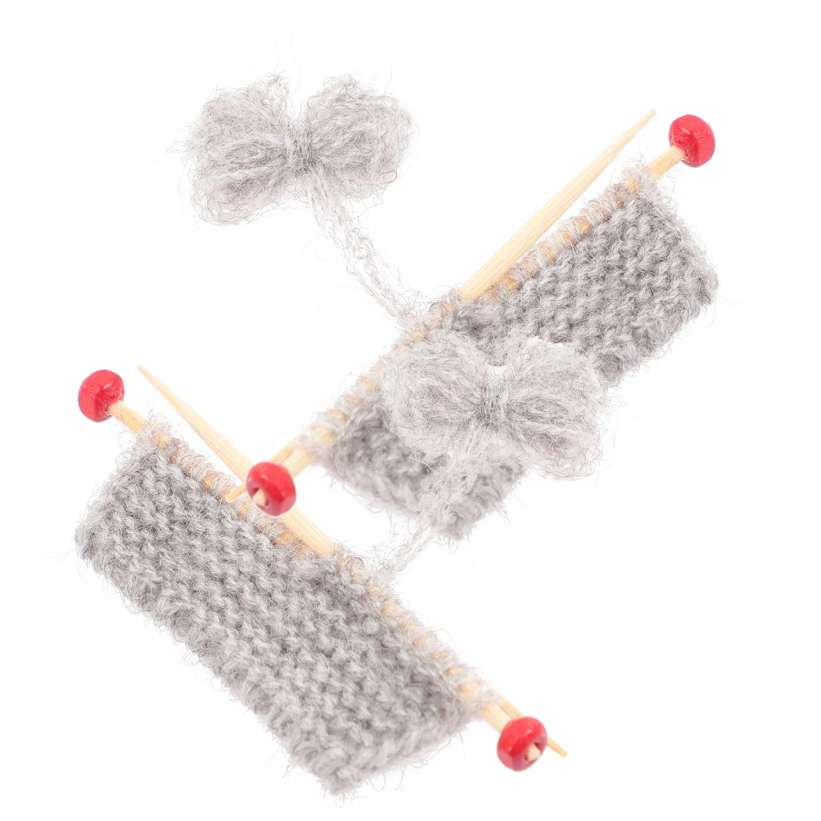 

2Pcs Miniature Knitting Sweater Accessories Mini House Decor Simulation Knit Sweater Ornaments Micro Landscape DIY Craft