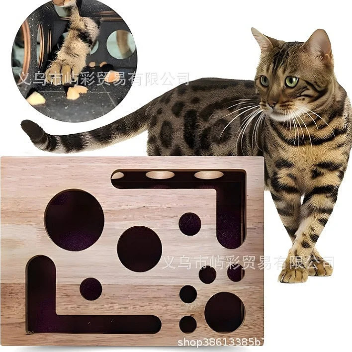 Cat toy nail file scratch repair box pet grooming for cats claw care