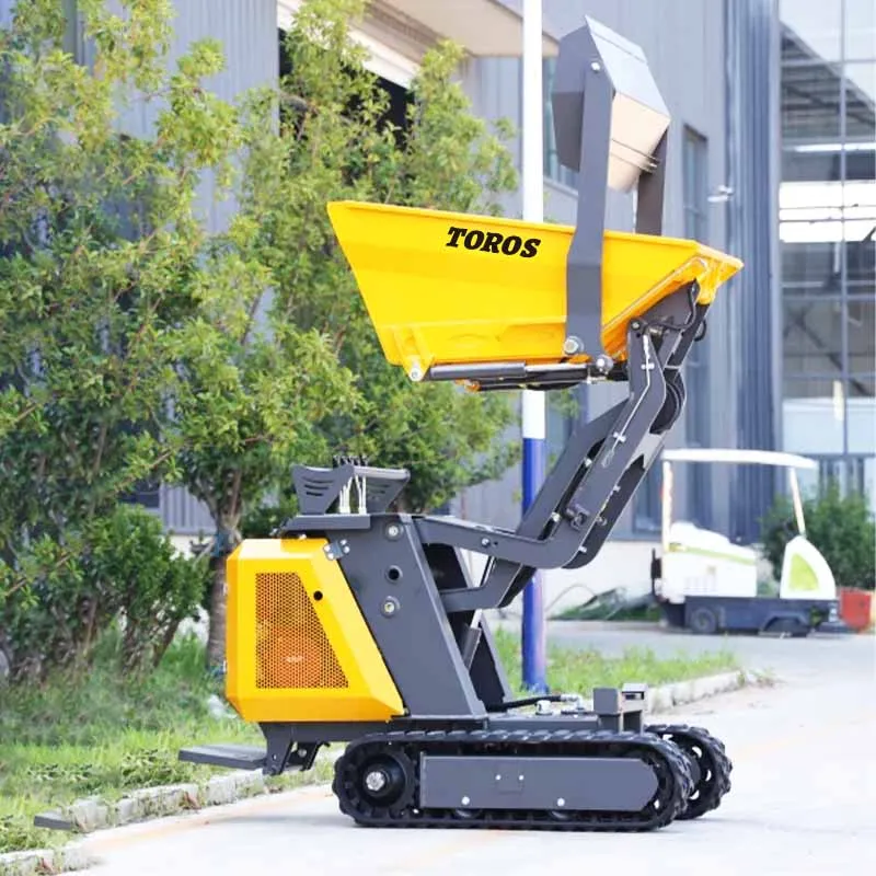 Mini Crawler Lifting Dump Loader Mini Dumper  Wuth EPA Diesel Engine Powerful Mini Dumper  With Engine And Pump For Farms