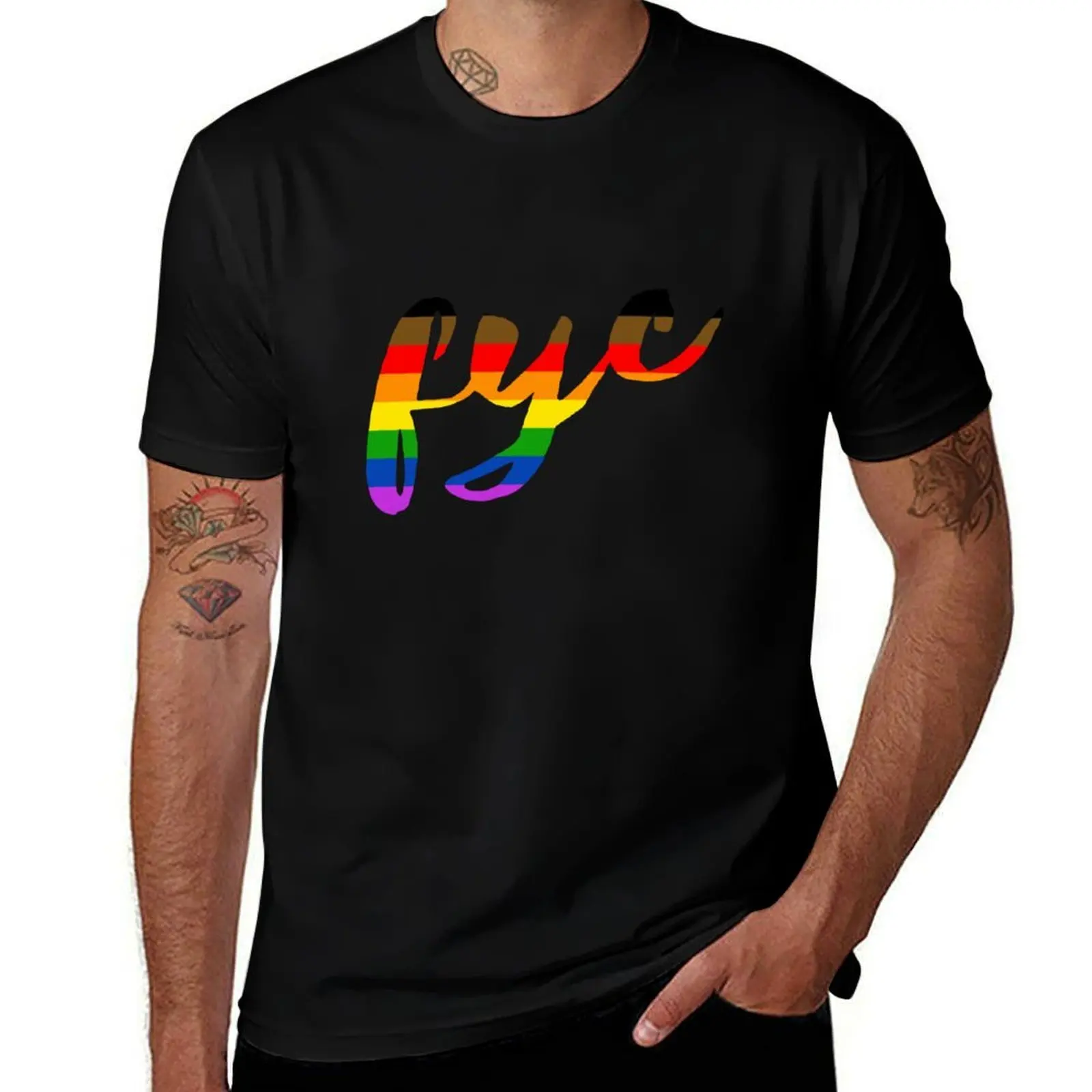 

Pride FYC logo T-Shirt man t shirt luxury t shirt for man T-Shirt