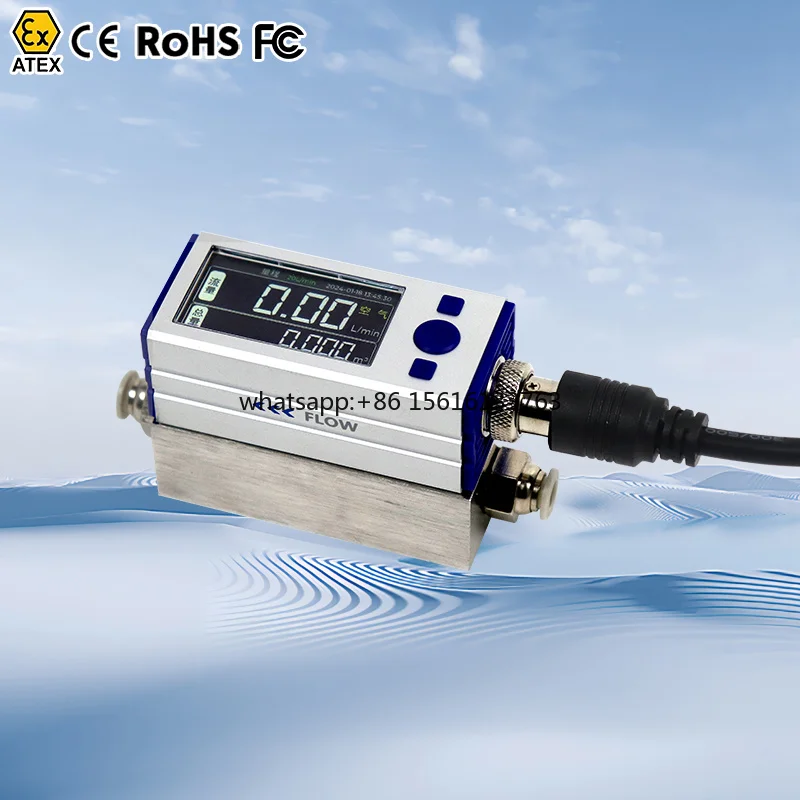 Gas Air Flowmeter Air Flow Meter Inline Flow Meter Compressed Air Flow Meter Cfm