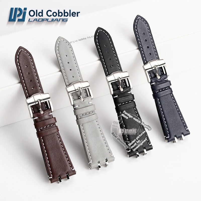 For Tudor Royal Series M28600 M28603 Modified Calfskin Watch Strap 24mm Watchband Special Metal Steel End link Cowhide Men