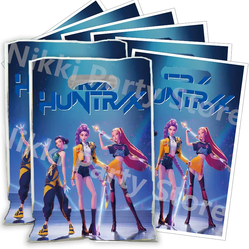 Kpop شيطان الصيادين حقائب الحفلات 16.5*25 سنتيمتر Sajaboys كاندي حقيبة حمل حقيبة حفلة عيد ميلاد لوازم زينة فتاة هدية حفلة الحسنات