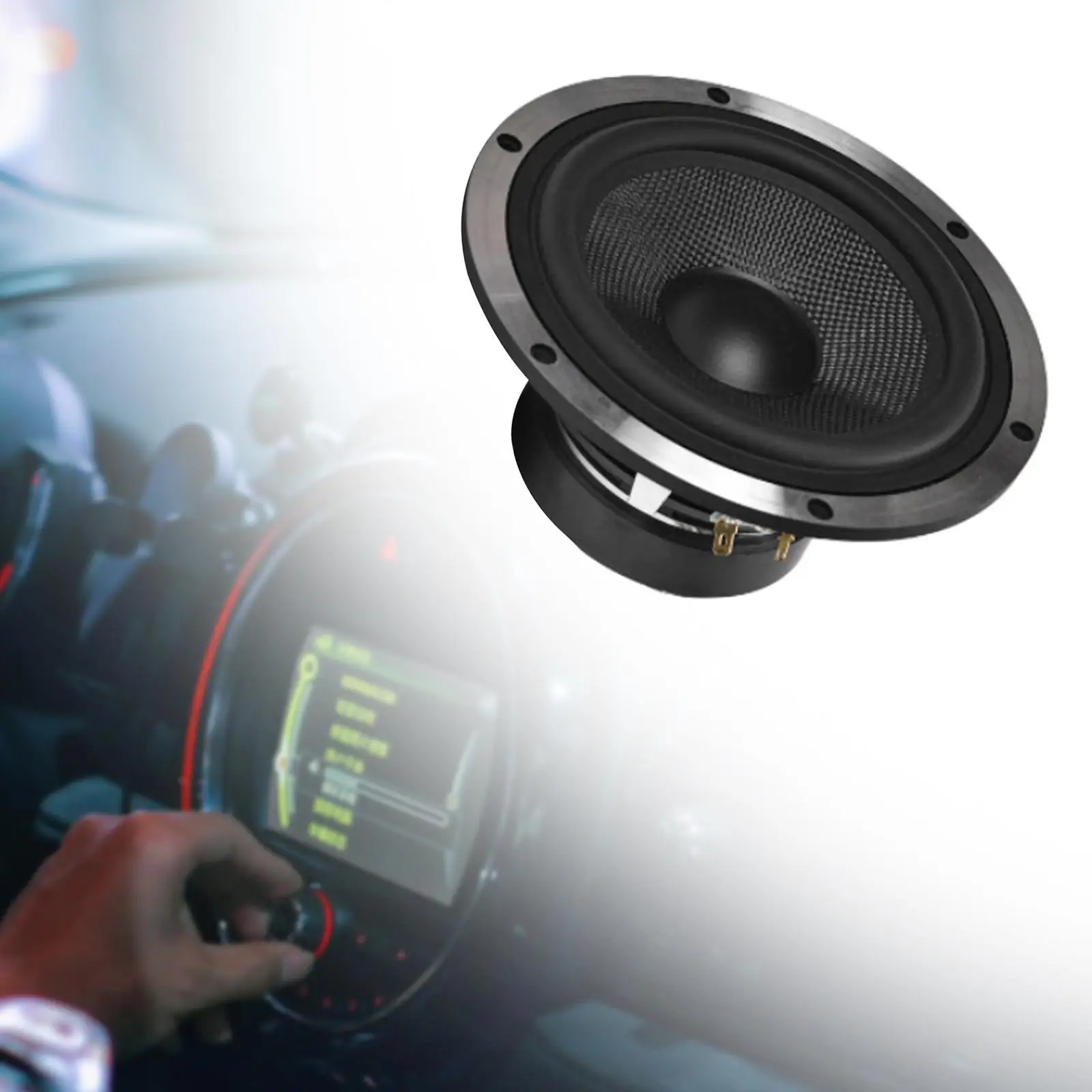 

Car Mid Bass Speaker High Performance for Truck Car Speaker Stereo Sound System Audio Accessories for Car 6.5inch Round Speaker