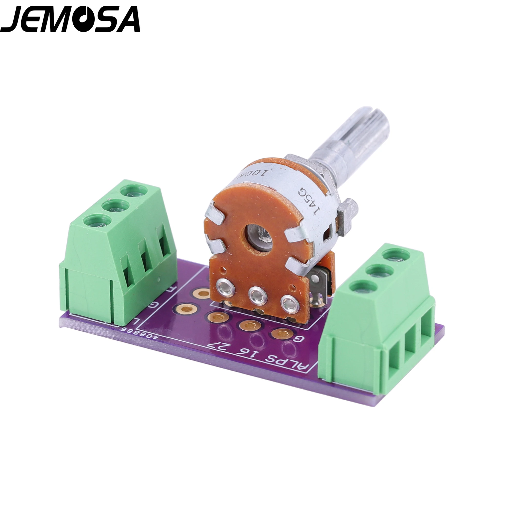 موهن مقياس الجهد الصوتي لمكبر صوت HiFi ، ALPS ، RK16 ، 50KA ، 100KA ، 6 formation Shaft ، اليابان ، 1 way