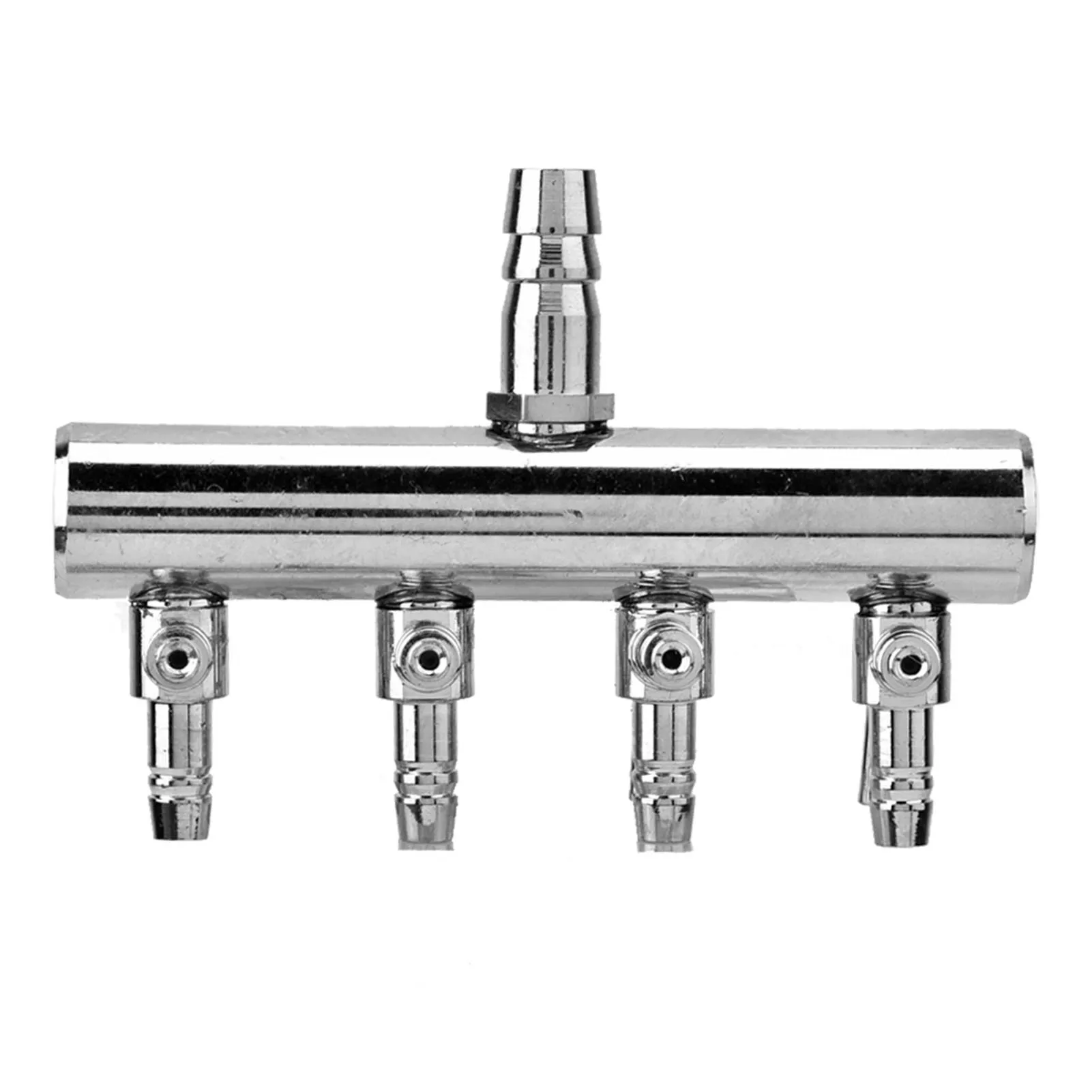Aquarium Luchtstroomventiel Roestvrij Staal Aquarium Aquarium Luchtstroom 8mm Draai naar 4mm Splitter Regelklep