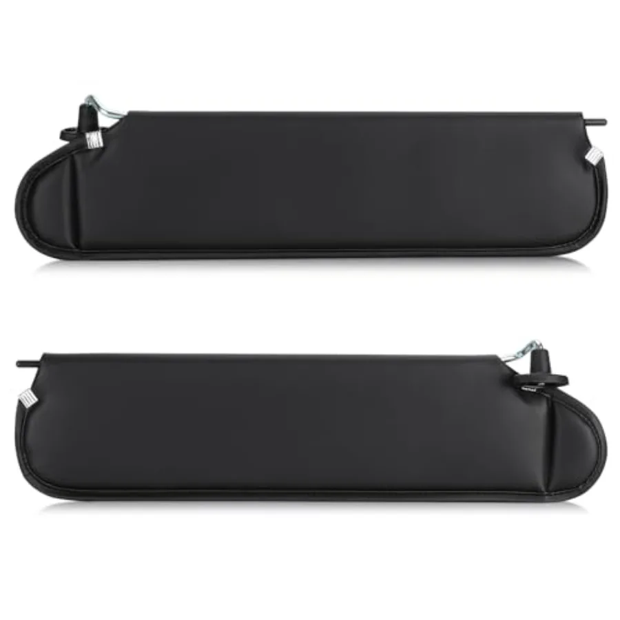

and Right Sun Visor for 1997-2002 Jeep Wrangler and TJ Driver and Passenger Side Black SunVisor