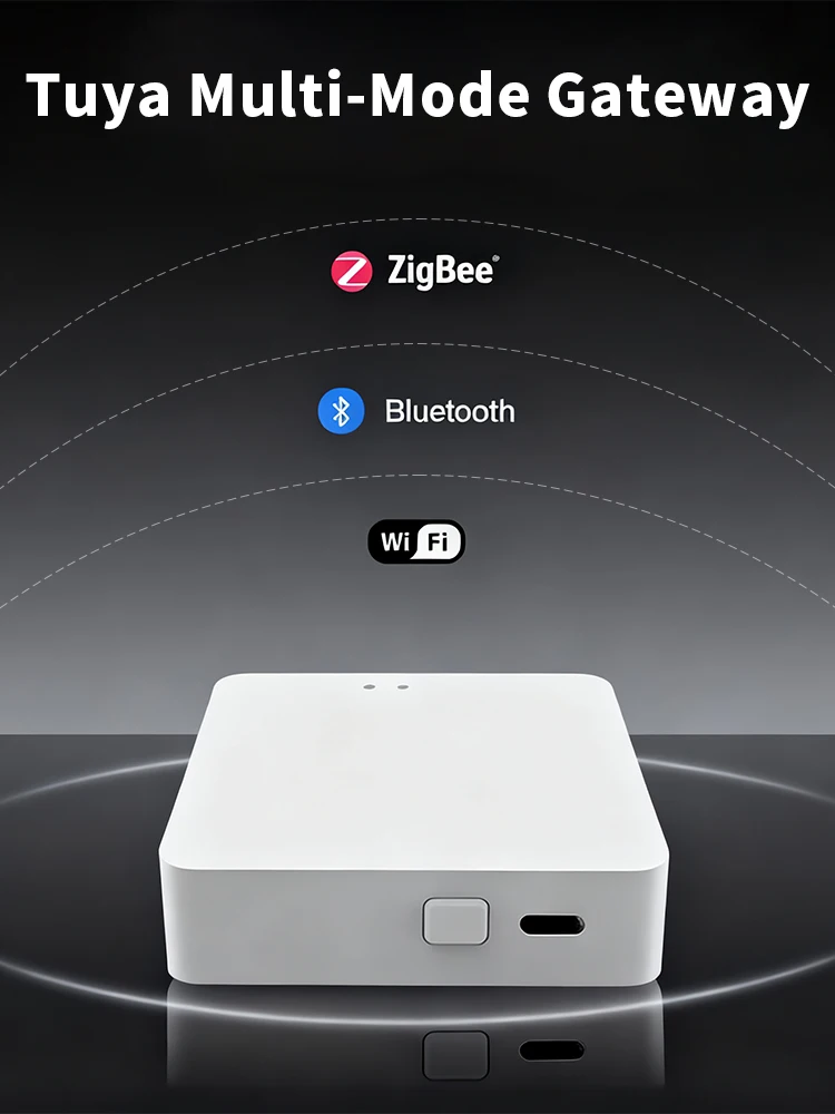 Multi-Modus Smart Gateway Zigbee 3.0 Bluetooth Mesh Hub Kompatibel mit Tuya Smart Life App Sprachsteuerung für Alexa Google Home – Detail 9