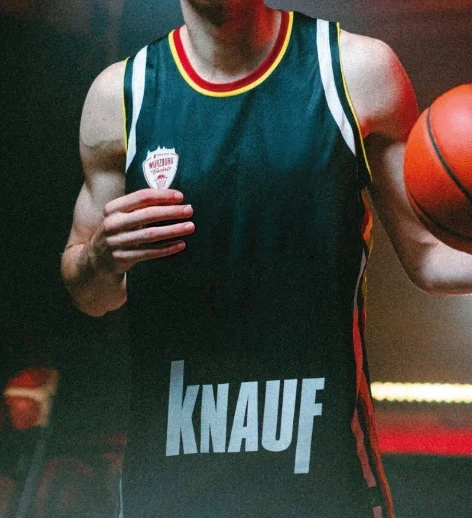 2526 New Hot Würzburg Baskets Basketball Suit, Quick Drying Breathable Sleeveless Shirt, Family Parent-child Outfit