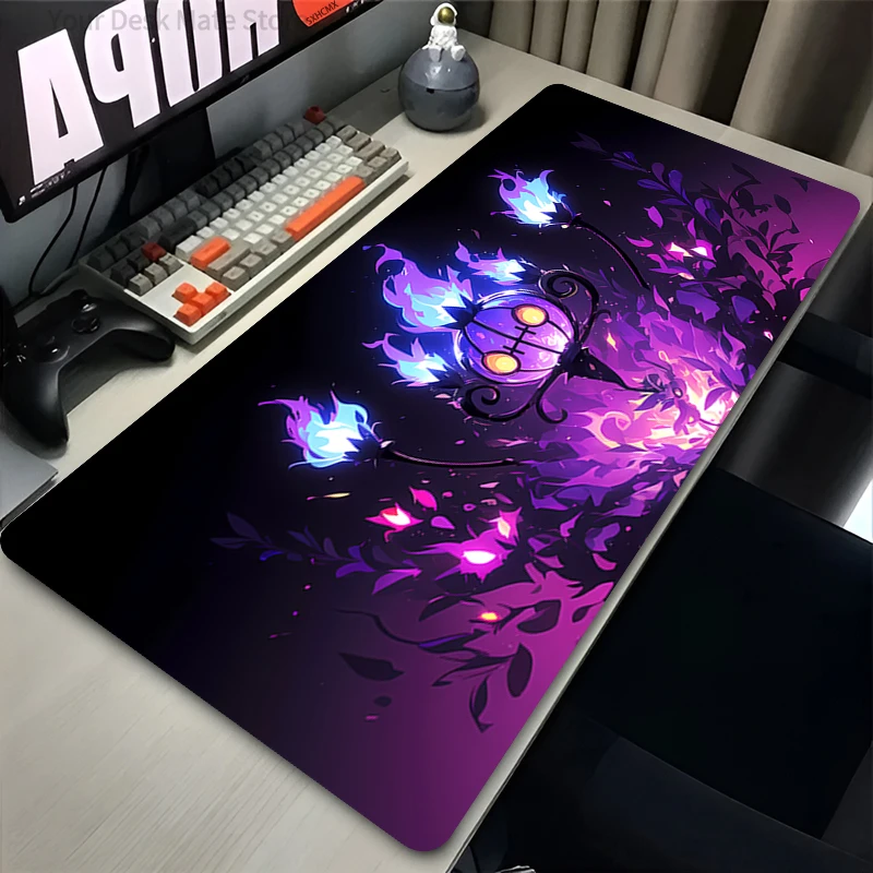 

Mouse Pad Large Rubber Computer Gaming Accessories P-pokemon Chandelure Mousepad Desk Mat Locking Edge Gamer Carpet Mouse Pads
