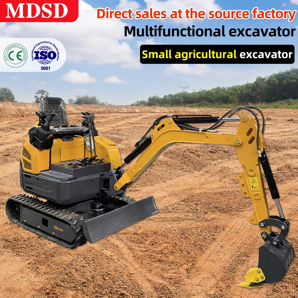 حفارة صغيرة EPA EURO5 متوافقة مع معدات الحفر المدمجة لمواقع العمل الحضرية والدقيقة 2 T حفارة صغيرة شحن مجاني