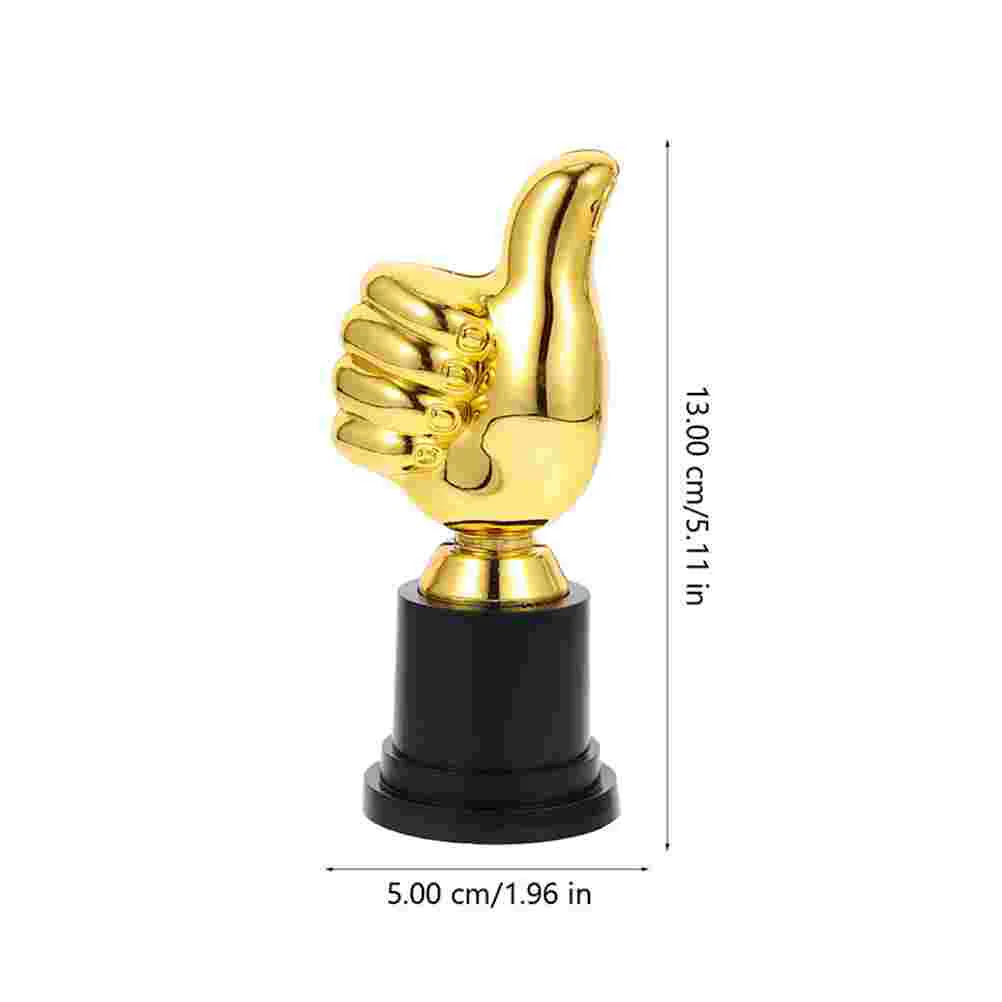 Toy Kids Awesome Trophy Cheer Trophies for Adults Model Award Thumb Golden Decor Child