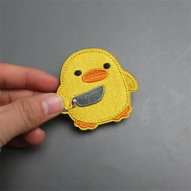 Parche bordado personalizado animal – Rana y pato para equipo táctico - imagen 4