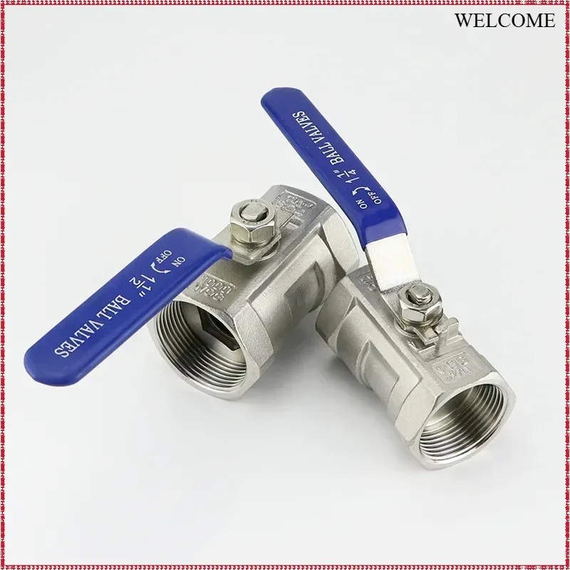 

Шаровой кран из нержавеющей стали SS304 с внутренней резьбой BSPT, 1/4", 3/8", 3/4", 1", 1-1/4", 1-1/2", 2 дюйма, санитарный, прямой, ON-OFF