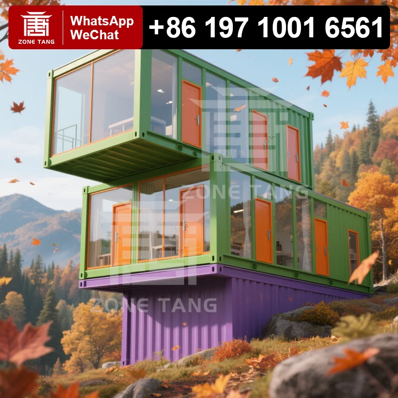 

Container Buildings Forest Hotel Double Wide Container Home Garden House Best Houses Flat Pack Home Premade Houses Forest Hotels