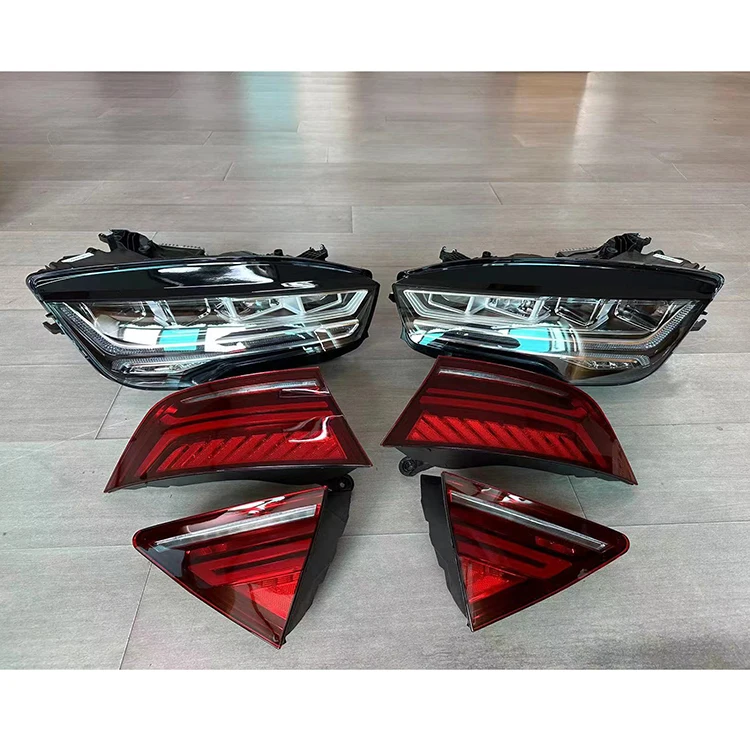 High Quality New Production A7 RS7 2013 Upgrade 2017 Light Emitting Diode Headlamps with For Audi A7 Digital Module