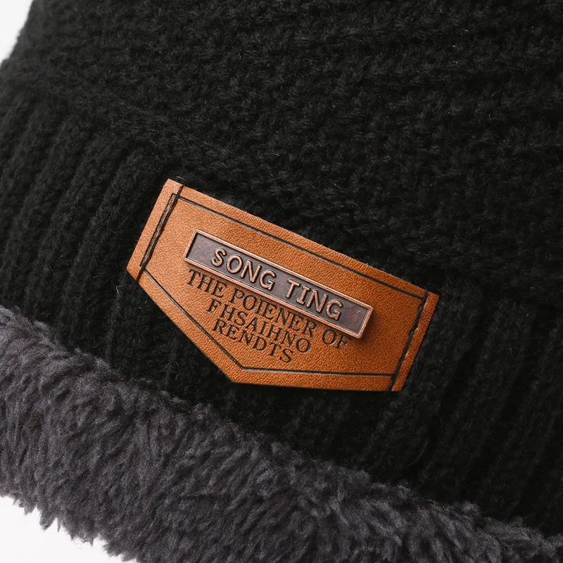 Chapeau Écharpe Chaude en Velours pour Homme et Femme, Sweat à Capuche en Laine Épaisse, Parent Enfant, Hiver