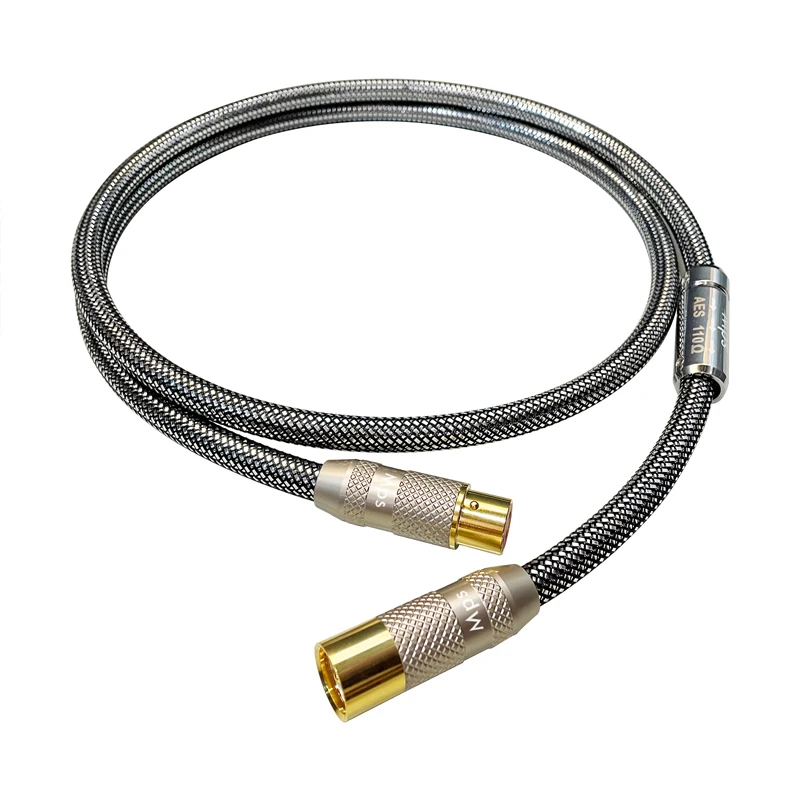 HiFi MPS Audio Cable Arthur Graphene copper Audio Decoding Power Amplifier XLR Canon Plug 110 Ohm Digital balance Cable