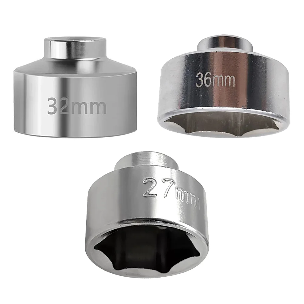 Llave de tubo para filtro de aceite de coche, 27/32/36mm, llave para filtro de aceite de perfil bajo, tapa de recipiente, llave para filtro de aceite para mercedes-benz