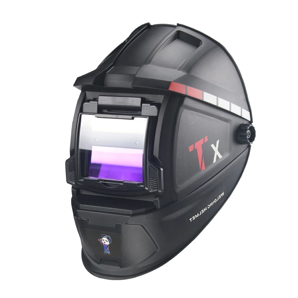 

Solar Welding Masks Auto Darkening Welding Helmet Automatic Variable Light Adjustment Large View True Color Arc Welder Facemask