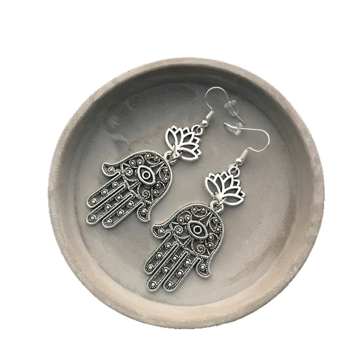 أقراط عين الشر القوطية البوهيمية، مجوهرات نحاسية أنيقة، أقراط متدلية للنساء، إكسسوارات أذن عصرية #1