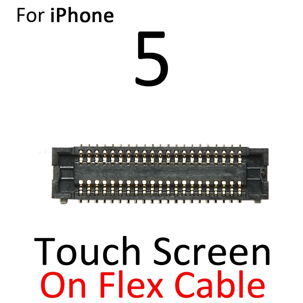 Touch LCD Display FPC Connector For iPhone 5 5G SE 5S 5C 6G 6 Plus Display Board Connector On Motherboard Mainboard Flex Cable