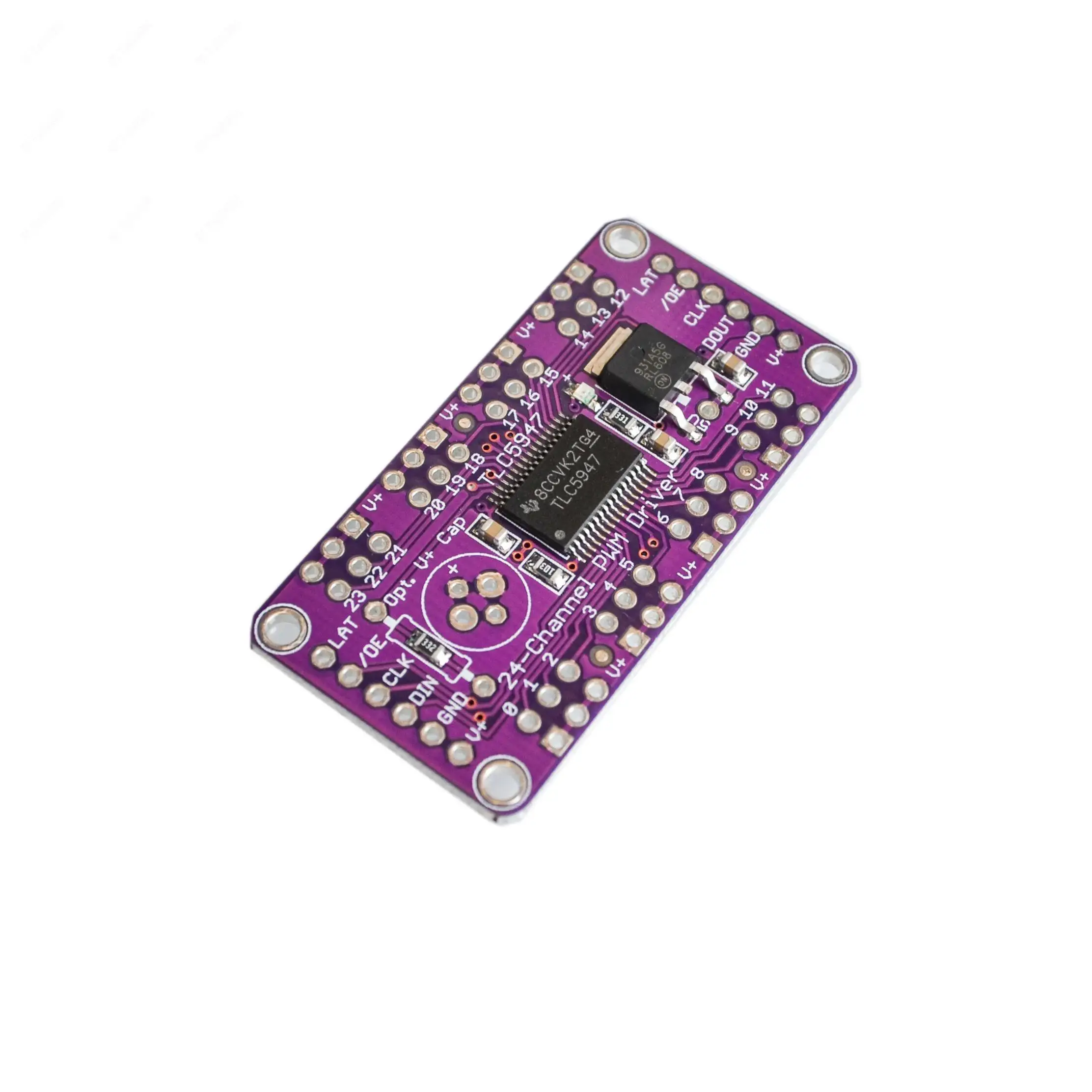 Imagem -03 - Pwm Led Driver Module com Oscilador Interno 35.5v Tlc5947 12-bit 24-channel