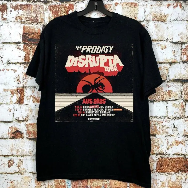 The Prodigy Band Disrupta Tour 2025 T Shirt Full Size S 5Xl Aa2047