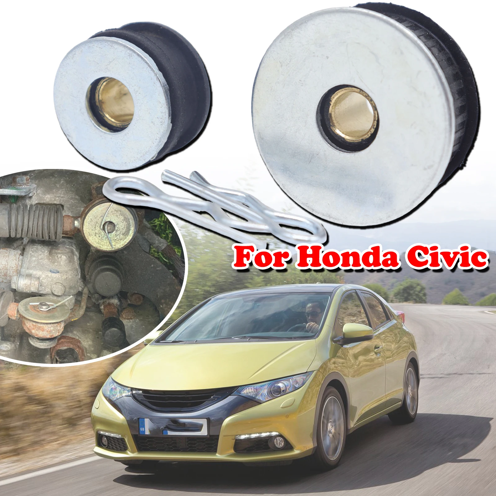Updated For Honda Civic Manual Gear Shift Cable Linkage Bushing Selector Washer Cotter Pin 2001 2005 2006 2011 2012 2017 2019