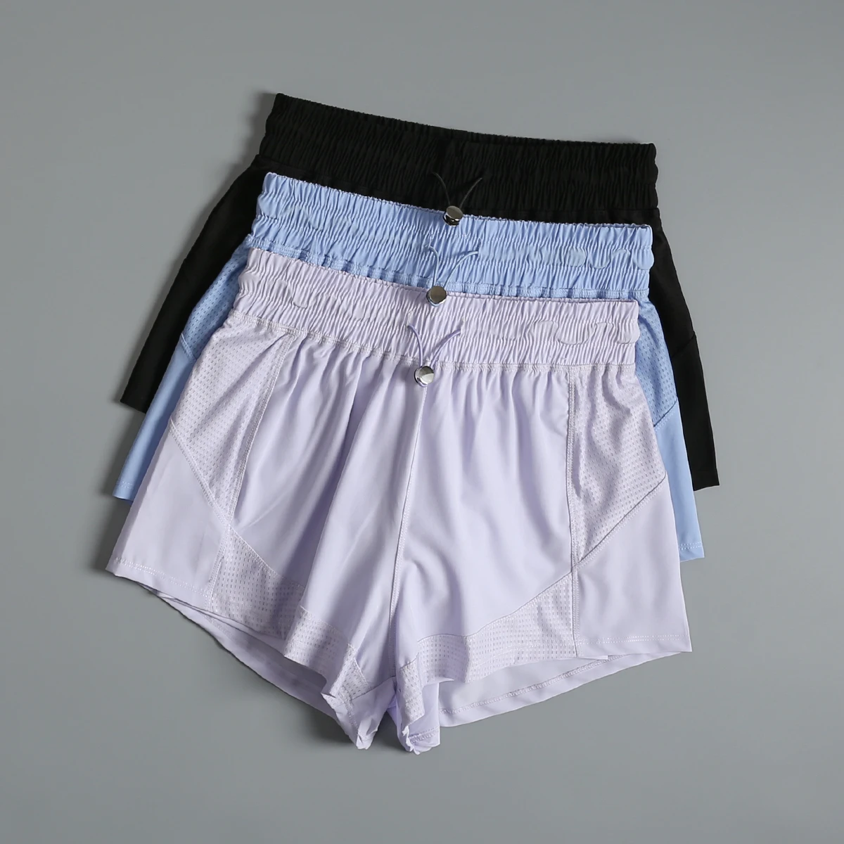 Anti-exposed sports shorts for women loose slimming yoga fitness three-quarter pants professional running training quick-drying