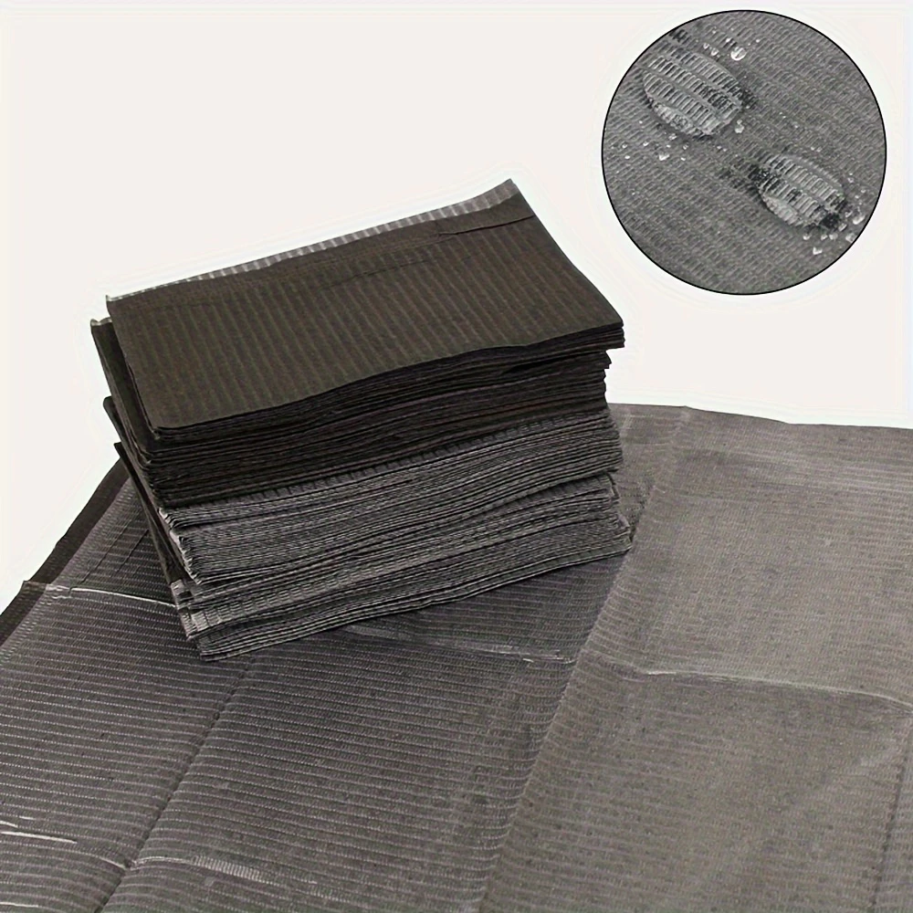 

10/25/50/100Pcs Dental Bibs Disposable Tattoo Cleaning Wipes 13"x17" 3 Ply Waterproof Sheet for Nail Tech Dental Clinic Tattoo