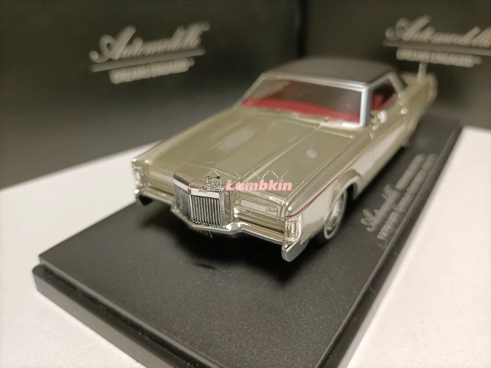 Model dekoracji 1:43 Dla 1970/1971 Lincoln Continental mark III ŻYWICY MODEL SAMOCHODOWA Kolekcja prezentów