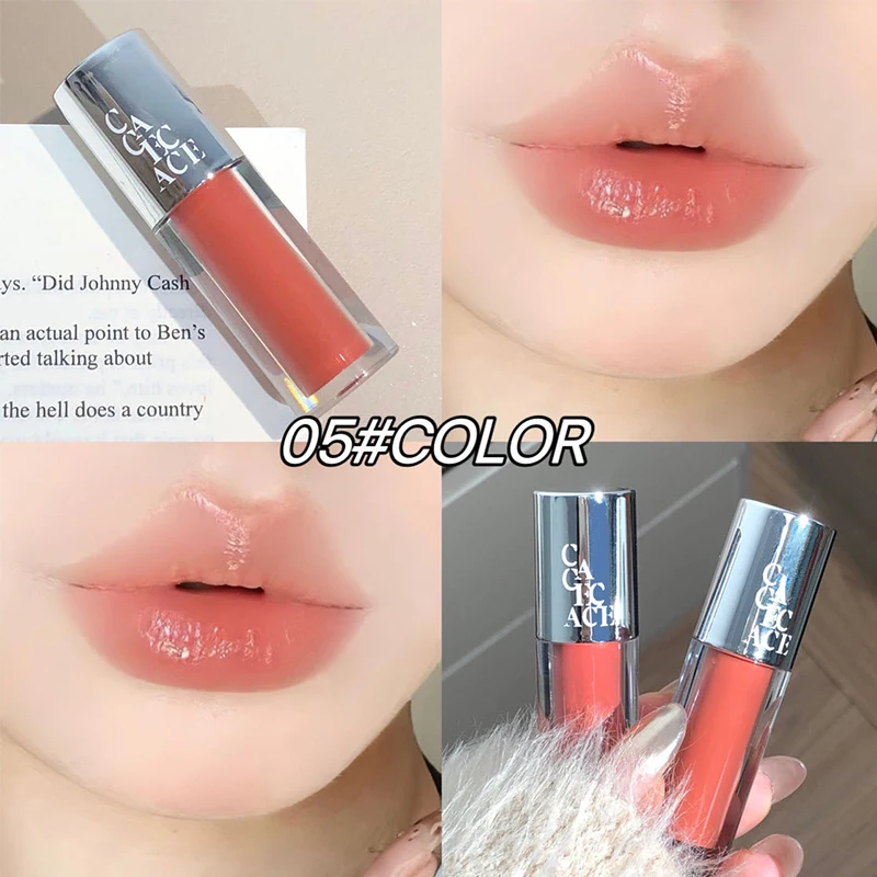 Mirror Watery Lip Gloss Jelly Lip Oil Tinted Hydrating Plumper Moisturizing Lips Glow Makeup Liquid Lipstick Cosmetics Lip Stain