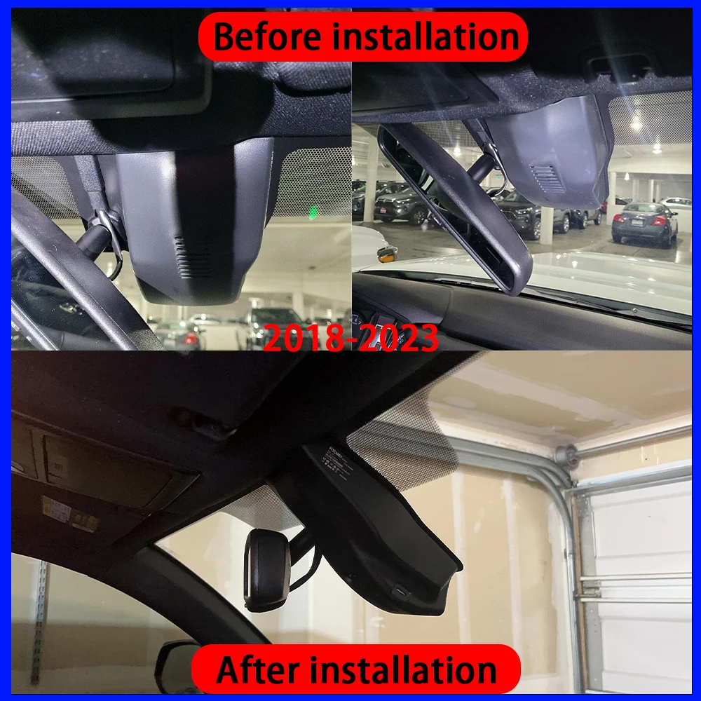for Toyota Tacoma N300 N400 2018-2026 OEM 4K DVR Dash Cam Front Rear Camera WiFi Video Recorder Plug and Play Loop Recording