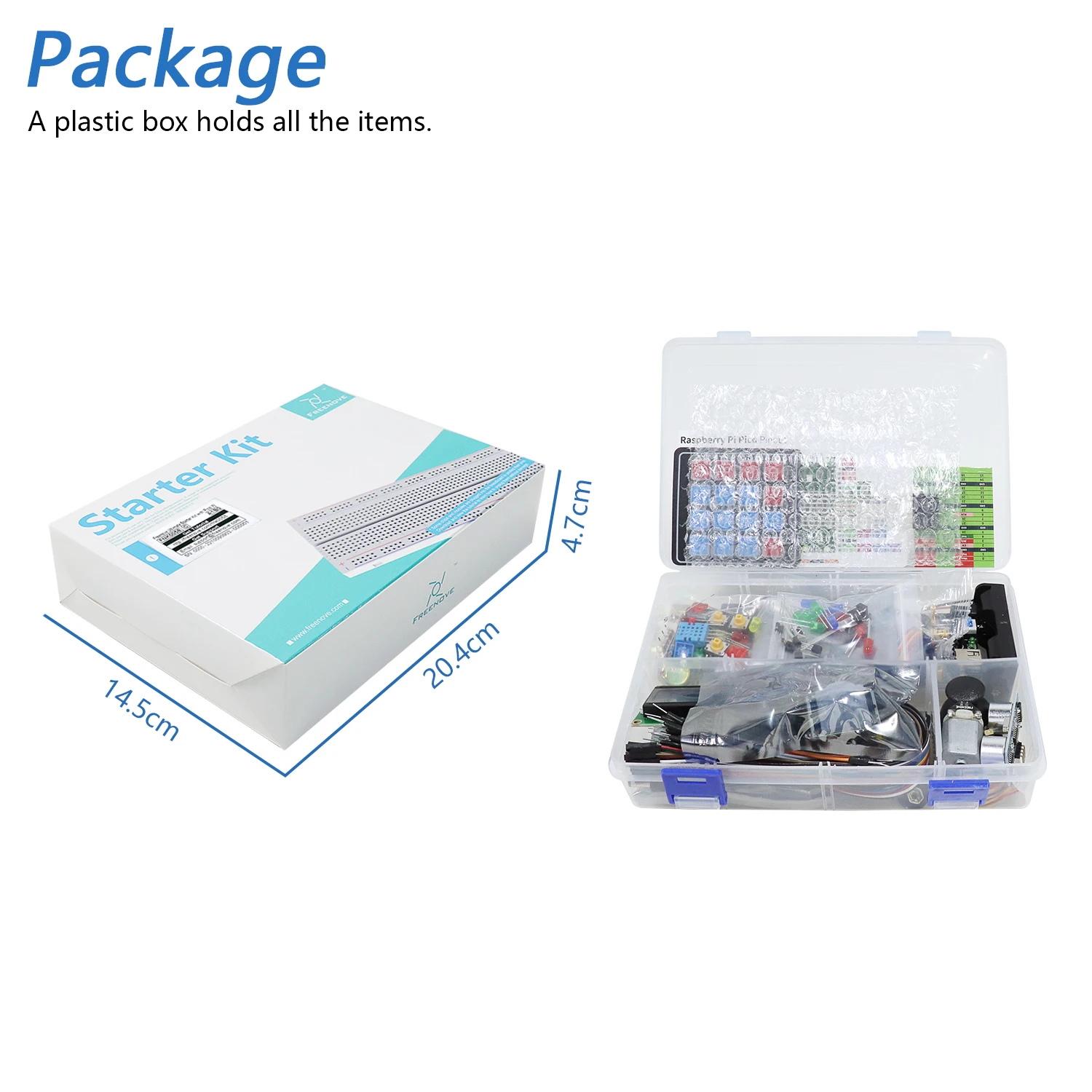 Freenove 究極スターター キット Raspberry Pi Pico 1 2 W 用、767