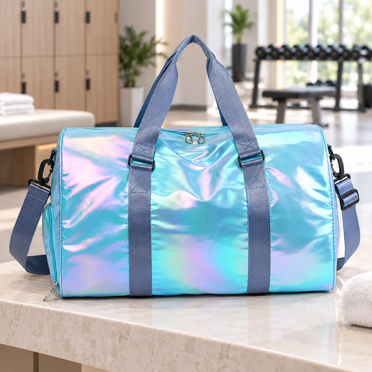 Holographic Gym Bag for Women - đánh giá và giá Women'S Shoes