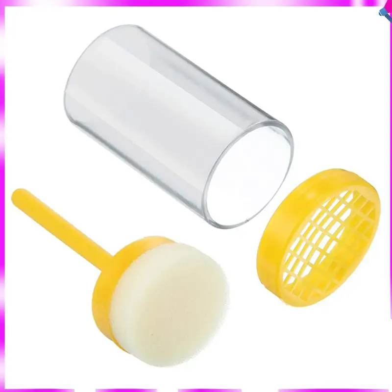 N96R Queen Bee Marking Kit, 2 Queen Marking Cage Tube With 3 Bee Marker Pen For Beekeeper Tool